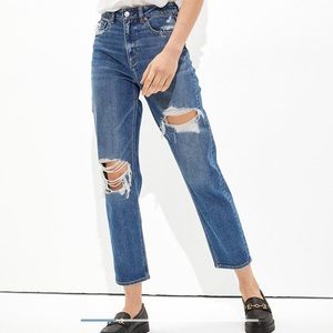 AE Stretch Mom Straight Jean
